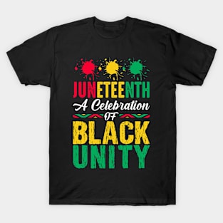 Juneteenth A Celebration of Black Unity, Juneteenth 1865 T-Shirt